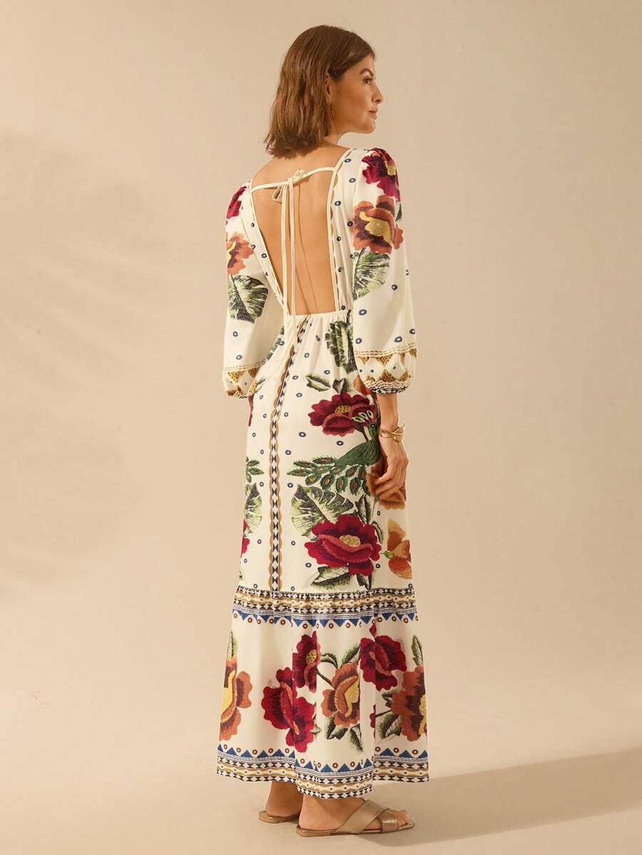 Lillian™ | Floral Holiday Dress