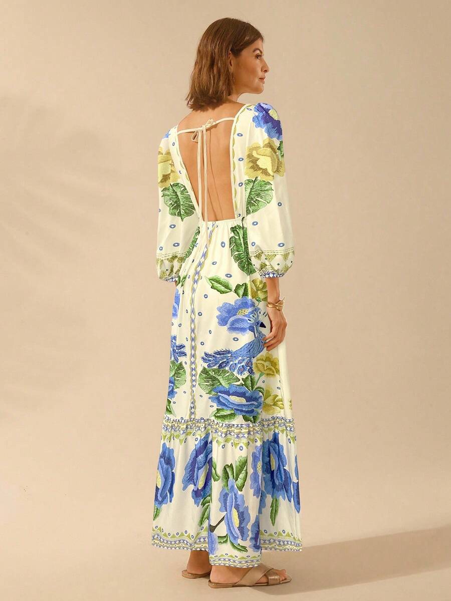 Lillian™ | Floral Holiday Dress